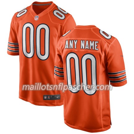 Maillot Chicago Bears Custom Nike Orange - Homme
